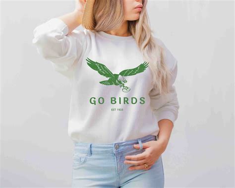 Go Birds Vintage Eagles Sweatshirt sold by Maria Mony | SKU 26420248 ...