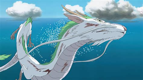 water, animated movies, animation, dragon, film stills, Hayao Miyazaki ...