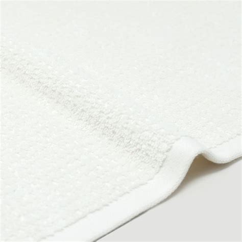 Honeybloom Waffle Textured White Bath Towel, 30x54