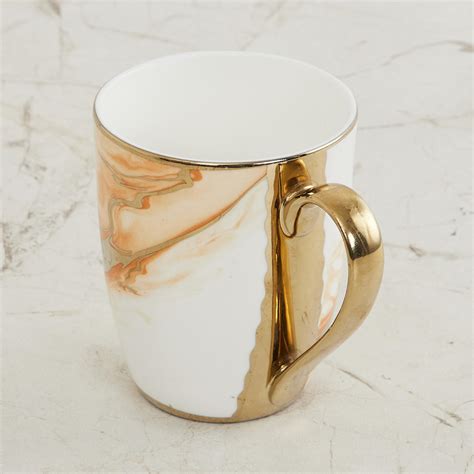 Buy Fiesta-Zeno Yellow Printed Bone China Coffee Mug from Home Centre ...
