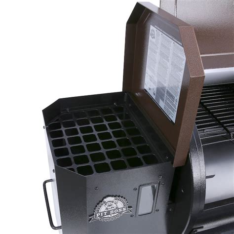 Pit Boss Wood Pellet Pro 1100-Sq. in Black Pellet Grill in the Pellet ...