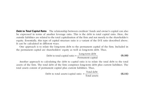 Debt to Total Capital Ratio - Financial Management - Studocu