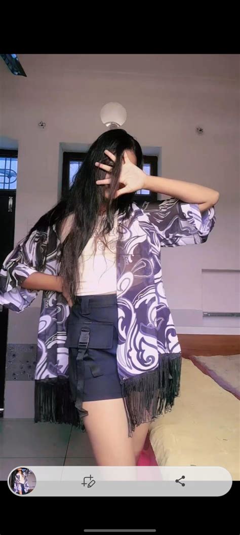 PURYS Women's Black & White Printed Kimono Shrug : Amazon.in: Fashion