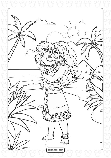 15+ Moana Coloring Pages (All Free Pdf Printables)