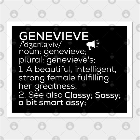 Meaning Of Name Genevieve