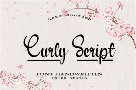 Image result for Curly Script Font