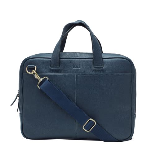 BONAZZI MEN'S LAPTOP BAG - NAVY - tohl
