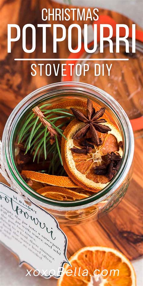 DIY Stovetop Potpourri Simmer Pot Gift Jar | Potpourri recipes ...