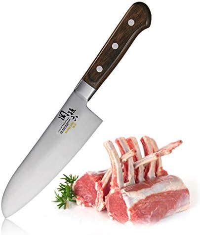 Shun Classic Blonde 7" Santoku Knife, Handcrafted Japanese All Purpose ...