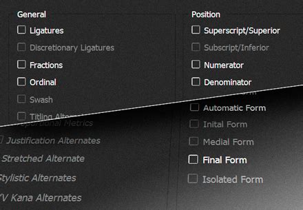 Image result for OpenType InDesign