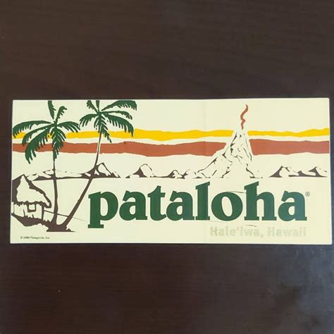 【pa-83】patagonia sticker パタゴニア ステッカー pataloha haleiwa hawaii パタロハ ハレイワ ...