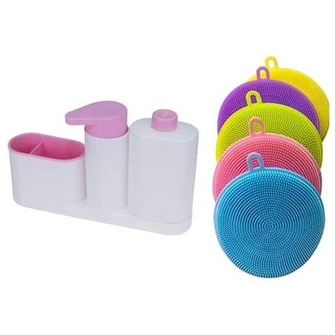 Hn'K Silicone Scrubber|Cleaning Silicone Scrubber|Dishwashing Scrubber ...