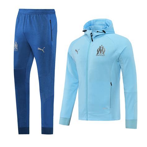 Conjunto de Moletom Olympique de Marseille 2023/24 Azul | Survetement ...
