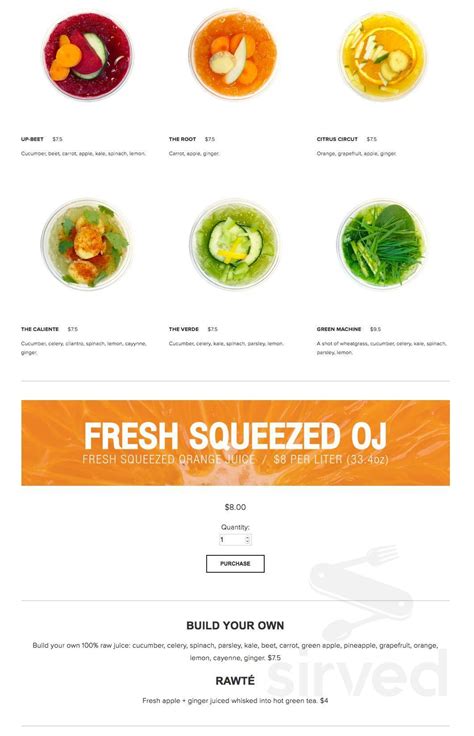 Beyond Juicery+Eatery menus in Birmingham, Michigan, United States