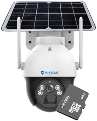 Buy HIFOCUS 4MP Sim Based 4G Solar Powered Camera | Pan & Tilt ...