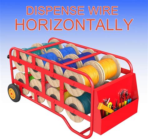 Huyear Wire Spool Rack, Wire Cart with Wheels, Wire Spool India | Ubuy