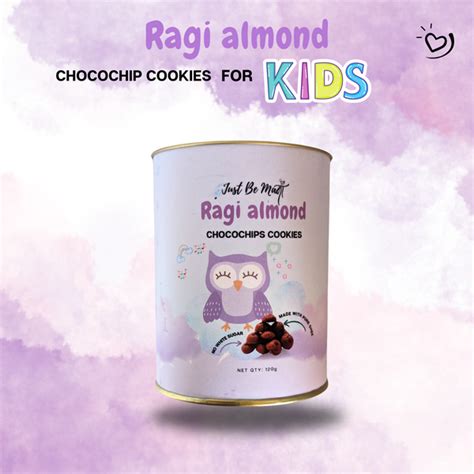 Ragi Almond Choco Chip Cookies for Kids – JustBeMama
