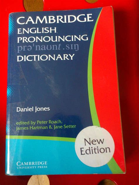 English Pronouncing Dictionary : Jones, Daniel, Hartman, James, Setter ...