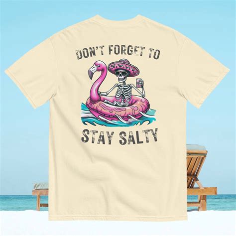 Buy Stay Salty Tee, Salty Skeleton T-shirt, Comfort Colors T-shirt ...