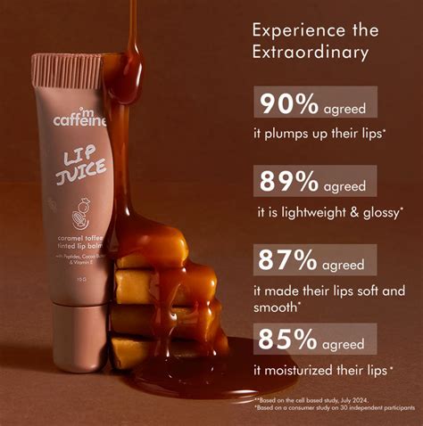 Lip Juice Tinted Lip Balm - Caramel Toffee - 10g – mCaffeine