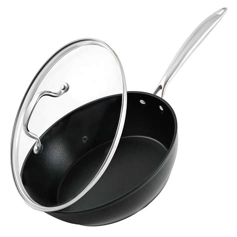 Hawthyhome Nonstick Deep Frying Pan Skillet 26 Cm 4 Litre | Desertcart ...