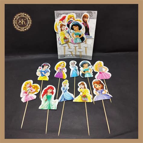 Theme Cake Toppers - 6pcs, Happy Birthday Cake Toppers | Party Cake To ...