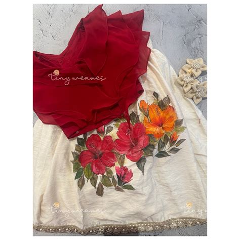 Hibiscus ruffle skirt set – TinyWeaves