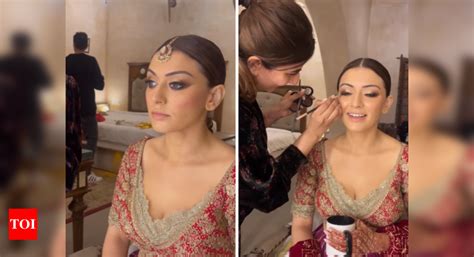 Watch: Hansika Motwani's BTS video of getting prepped for her wedding ...