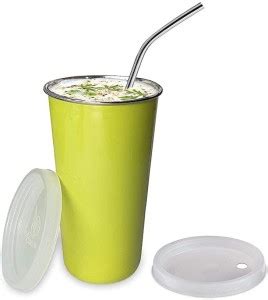 avk Steel Sipper Glass with straw for kids,300ml Price in India - Buy ...