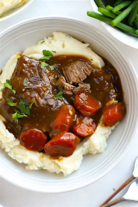 Cooked low and slow, this Tender Braised Steak recipe is simple but ...