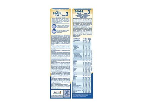 Nestlé NAN PRO 3 - Stage 3, After 12 Months, 400G Bag | FamilyNes