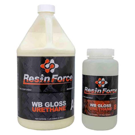 ResinForce Water Based Urethane Gloss Finish 4:1 | ResinForce