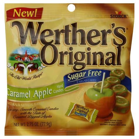 Werther's Original Sugar Free Caramel Apple Hard Candies 2.75 oz