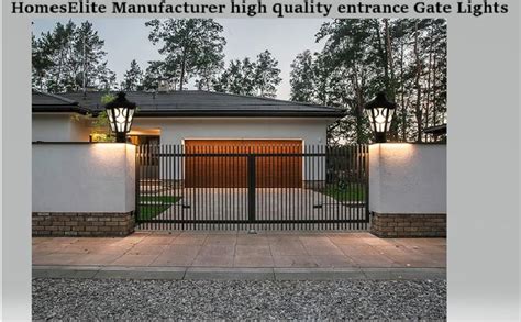 Homes Elite Gate Light Outdoor Waterproof Pole Pillar Lamp Villa ...