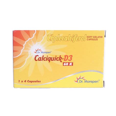 Calciquick-D3 60K - Strip of 1 Capsules : Amazon.in: Health & Personal Care