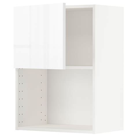 METOD wall cabinet for microwave oven, white/Ringhult white, 60x37x80 ...