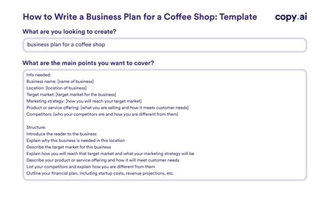 Business Plan For A Coffee Shop Templates: How To Write & Examples