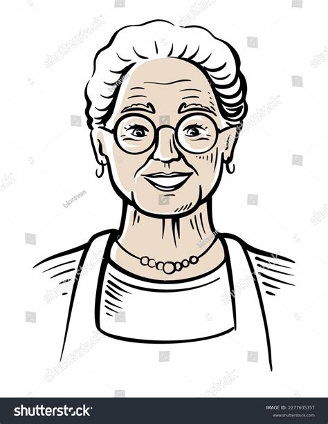 Grandma Face: Over 7,199 Royalty-Free Licensable Stock Vectors & Vector ...