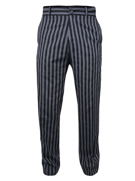 Mens Striped Pants Grey at Jonathan Worgan blog