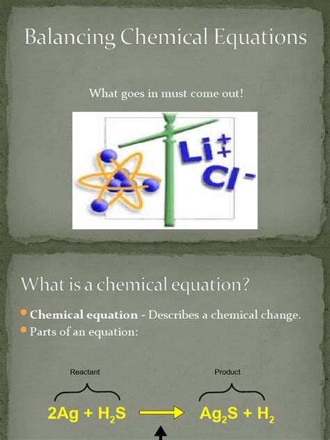 Balancing Chemical Equations Using Algebra 的图像结果