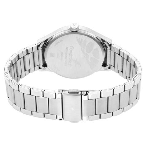 Buy Online Fastrack Bare Basics Quartz Analog Blue Dial Stainless Steel ...