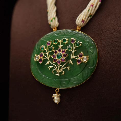 Kundan Long Necklace & Polki Long Necklace for Women