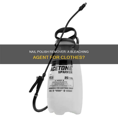 Nail Polish Remover: A Bleaching Agent For Clothes? | Nailicy