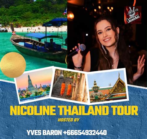 NICOLINE THE VOICE FRANCE THAILAND TOUR, Sofitel Krabi Phokeethra Golf ...