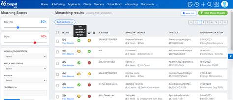 CEIPAL ATS Price, Features, Reviews & Ratings - Capterra India