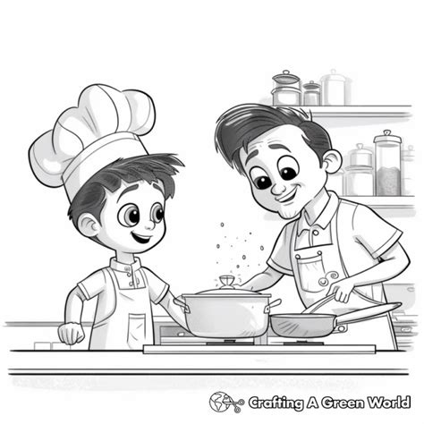 Cooking Coloring Pages 的图像结果