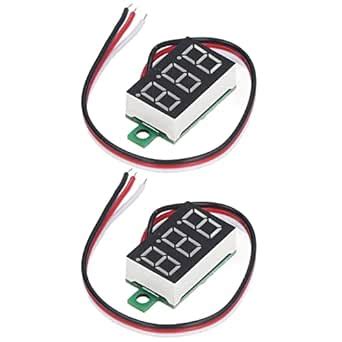 3NH® LED Digital Voltage Meter, 300mS Refresh Rate Accurate Measurement ...