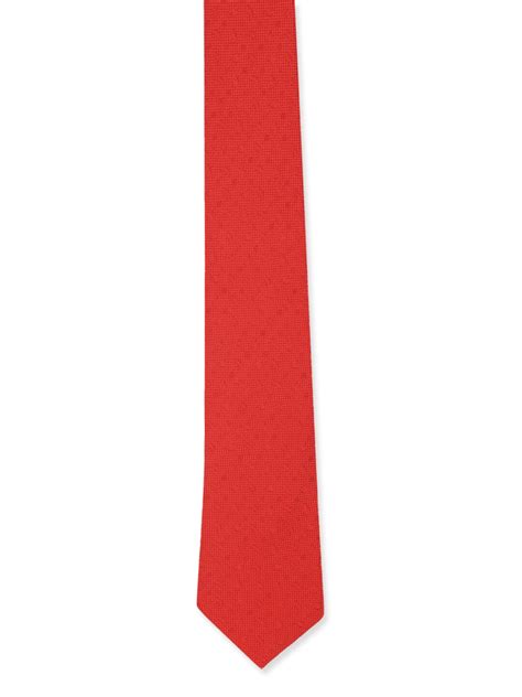 Buy Peter England Men Red Woven Design Broad Tie - Ties for Men ...