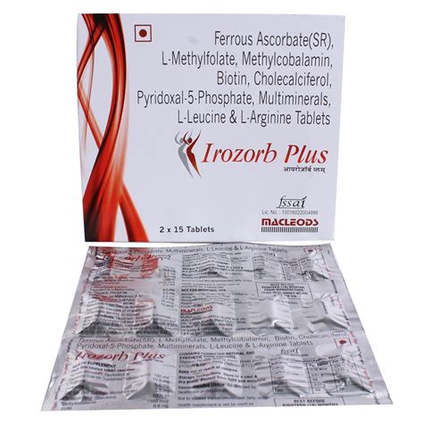 Irozorb Plus Tablet 15's Price, Uses, Side Effects, Composition ...