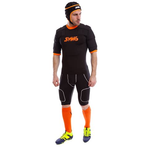 Шорты для регби с защитой SYN6 SS350 L-XL черный - Экипировка ...